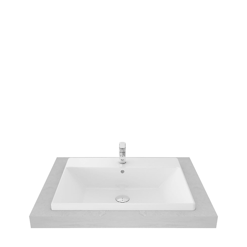 TOTO LW639CJW/F SELF RIMMING LAVATORY 1LB