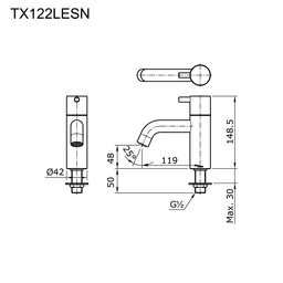 https://admin.bangunanxpress.com/storage/2299/TOTO-TX122LESN-EGO-II-LAVATORY-FAUCHET-COLD-ONLY.png color option