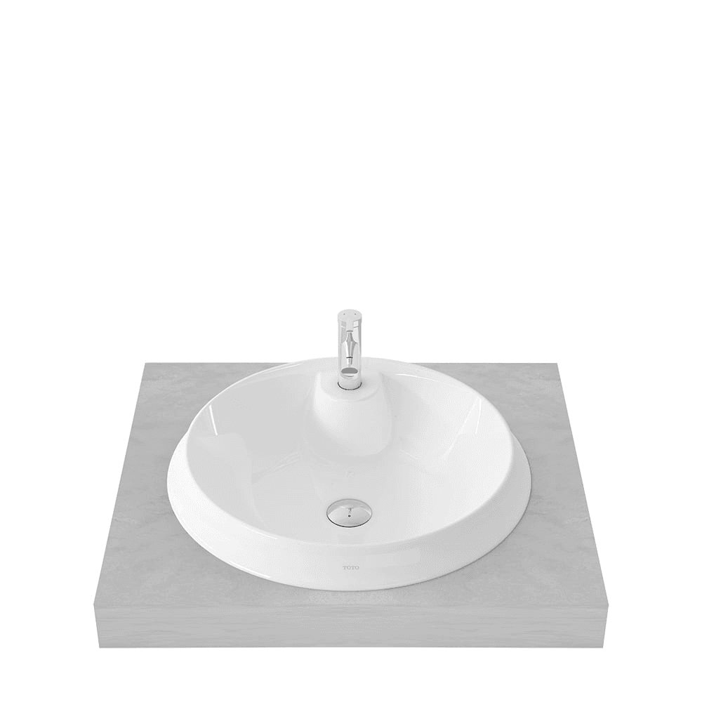 TOTO LW518JW/F SEMI RECESSED COUNTER WST 1LB