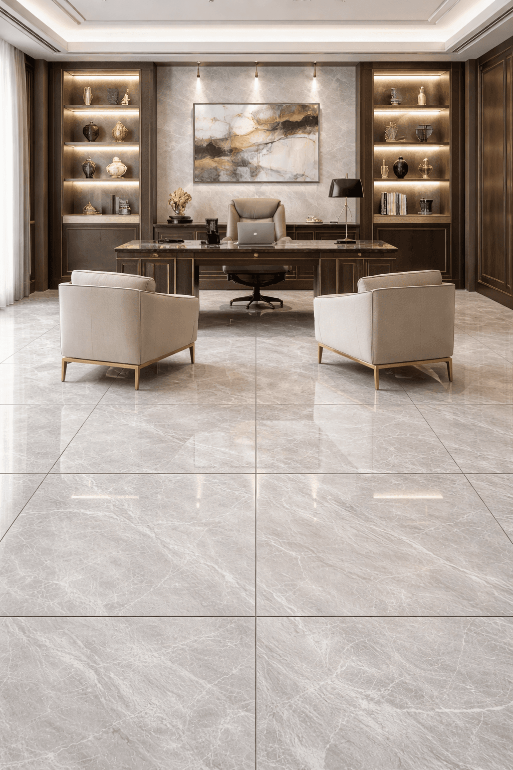SANDIMAS PASADENA FIORENTINO LIGHT GREY PS UK 60X60 KW1 @1.44