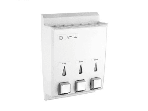 GB SD03W SOAP DISPENSER TRIPLE