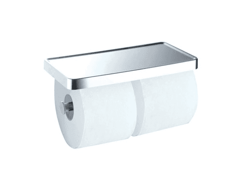 Germany Brilliant GB Y8892-C DOUBLE ROLL HOLDER WITH SHELF