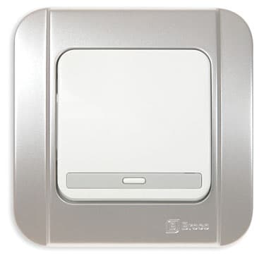 BROCO G161 SAKLAR ENGKEL - Broco G161-59 (B) Saklar Engkel Silver Metallic